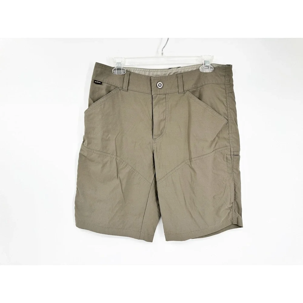 Kuhl Renegade Cargo‎ Shorts 32 Khaki Tan Hiking Outdoor 5121